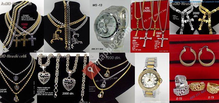 ABC Shop , Nakit od hirurškog čelika