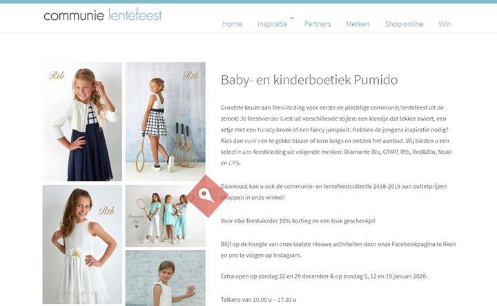 Baby- en kinderboetiek Pumido