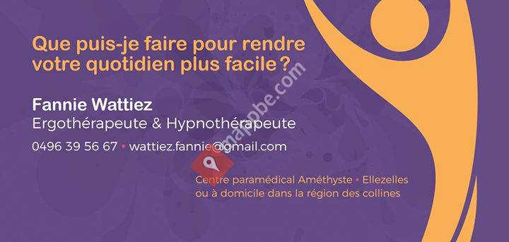 Fannie Wattiez Ergothérapeute - Hypnothérapeute