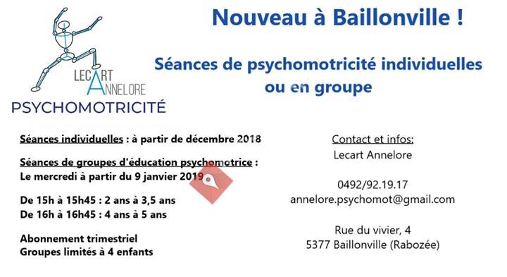 Lecart Annelore - Psychomotricité