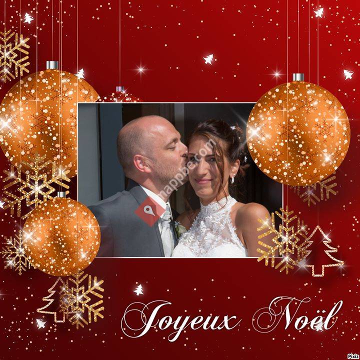 Souvenirs du plus beau jour de votre vie.En décor Noel