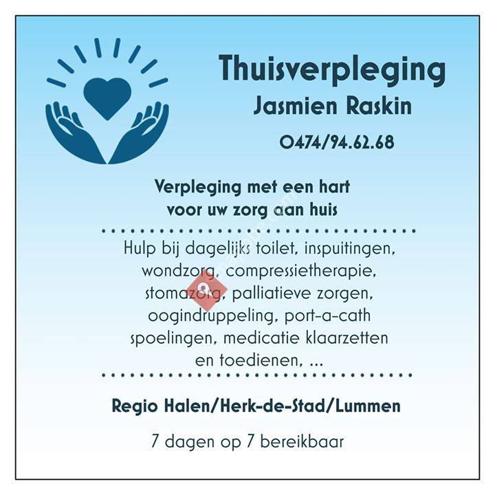 Thuisverpleging Jasmien Raskin