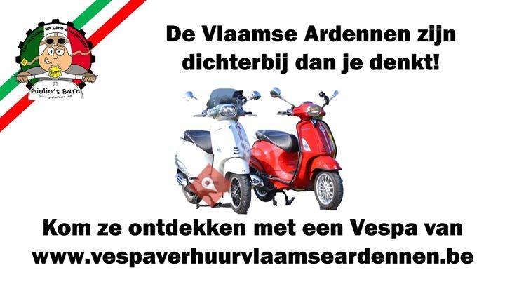 Vespaverhuur Vlaamse Ardennen